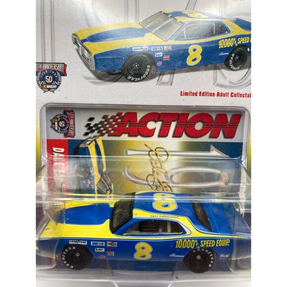 New Dale Earnhardt Sr. 1975 Dodge Charger Limited Edition Diecast Car 1:54 NIP - Picture 2 of 5